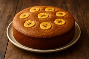 Bolo de Banana Fit com Canela e Aveia (Sem Açúcar)