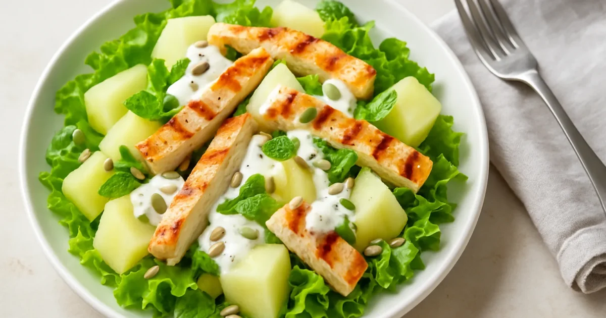 Salada Saudável com Frango para Emagrecer