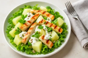Salada Saudável com Frango para Emagrecer