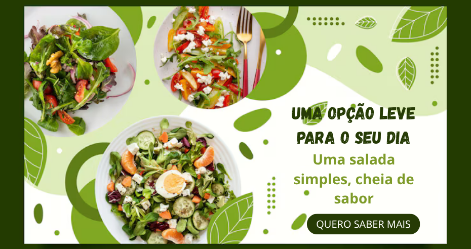 Salada saudável para emagrecer
